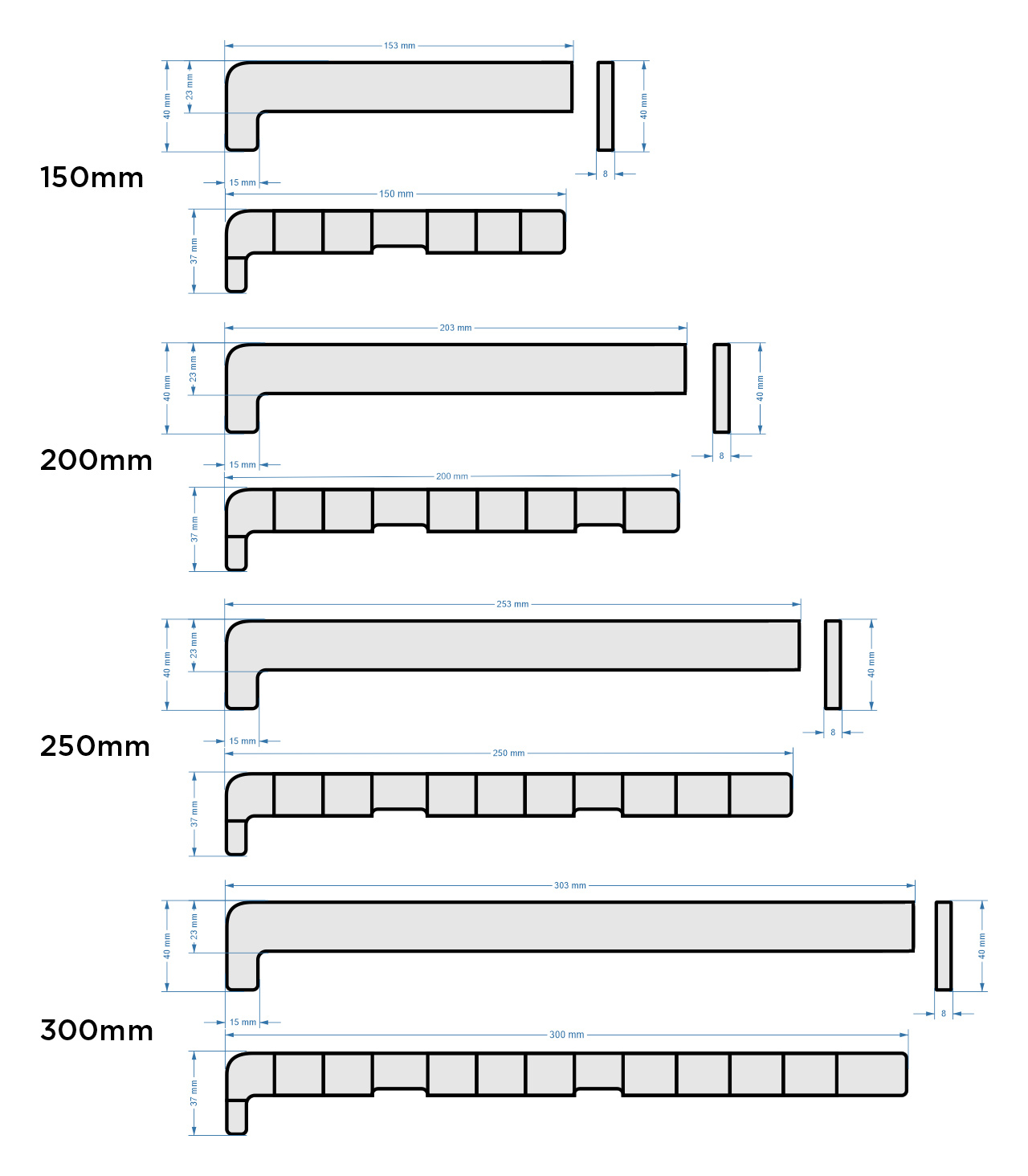 Specifikacije podprozorskih daski